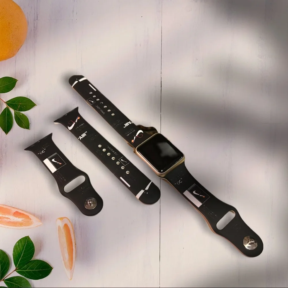 Watchband for Apple Watch Sports Lover in Black Design